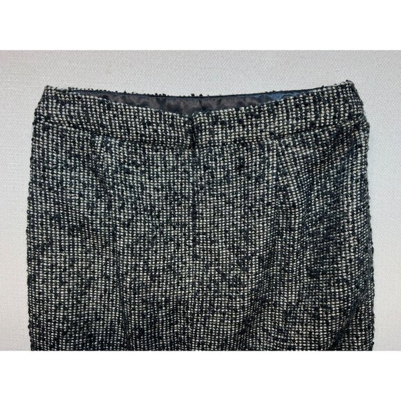 J.Crew Women's Notte Boucle Tweed Straight & Pencil Skirt Size 00 Black White - Picture 9 of 11
